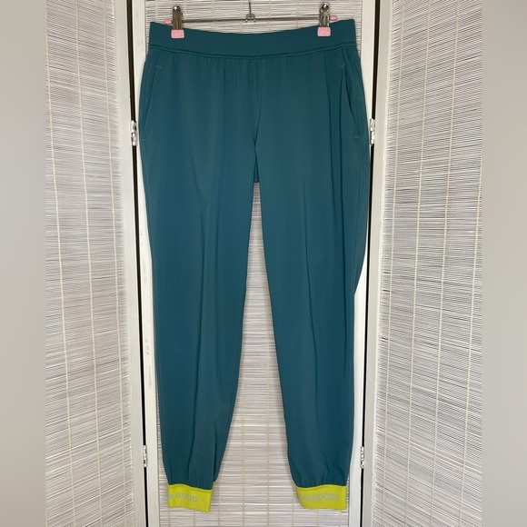 Cotopaxi Ara Jogger Size S Blue with Yellow Elastic Ankle Cuffs Pockets - Picture 1 of 8